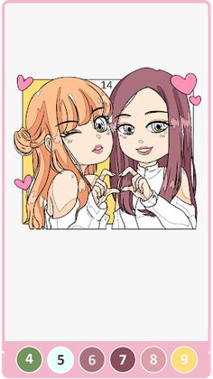 KPOP Chibi Coloring - Screenshot 2