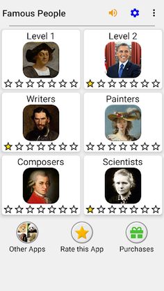 Famous People - History Quiz - Screenshot 3