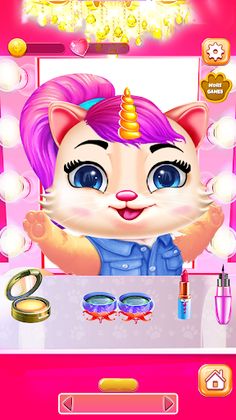 Baby Cat Hair Salon - Pet Game - Screenshot 2