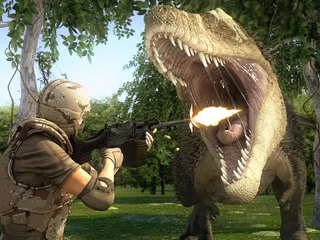 Dinosaur Hunter Dino City 2017 - Screenshot 1