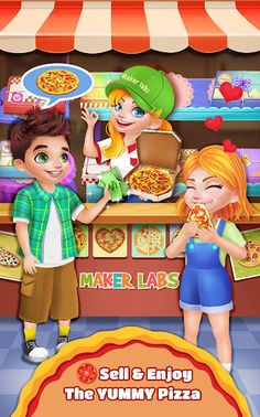 Sweet Pizza Shop - Cooking Fun - Screenshot 2