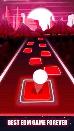 Hop Ball Tiles Music jump - Screenshot 3