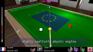 Carom Billiards - Screenshot 1