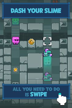 Super Slime Dash : Endless Maz - Screenshot 1