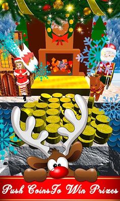 Santa Coin Pusher - Winter Par - Screenshot 2