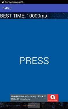 Reflex test - Screenshot 2