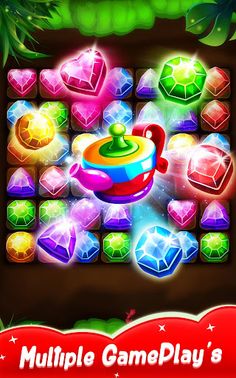 Panda Gems: Jewel Match 3 Game - Screenshot 2