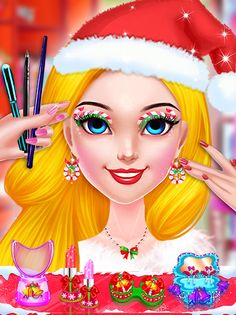 Christmas Girl Makeup Salon Ga - Screenshot 2
