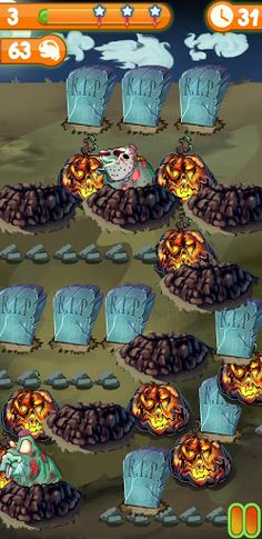 Punch a mole! Halloween Editio - Screenshot 4