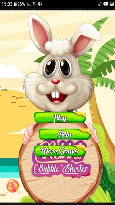 Happy Rabbit Bubble Fall Shoot - Screenshot 1