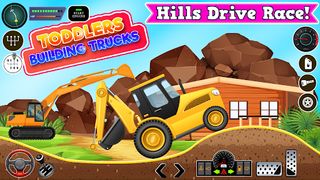Toddler Builder Trucks On Hill - Screenshot 1