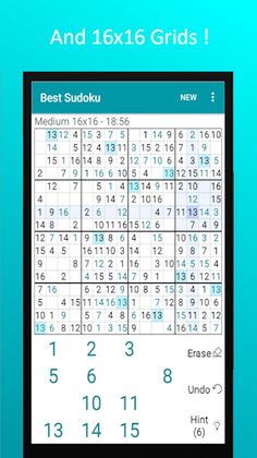 Best Sudoku - Solve 9x9 and 16 - Screenshot 2