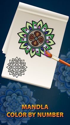 Mandala Color By Number - Mand - Screenshot 1