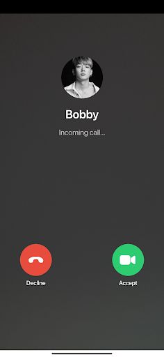 iKON Call - Fake Video Call - Screenshot 2