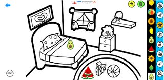 Bedroom Coloring Games - Screenshot 1