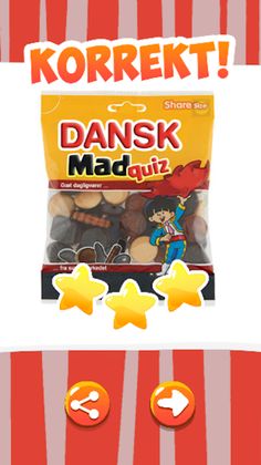 Dansk Mad Quiz 2 - Screenshot 2