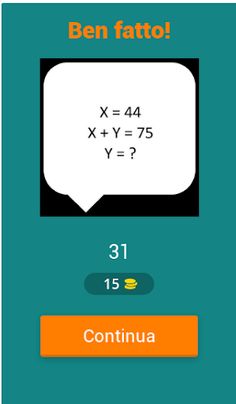 Quiz di matematica italiana - Screenshot 2