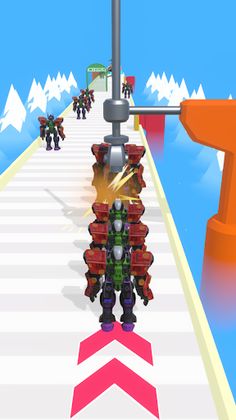 Robot Make Run 3D - Screenshot 2