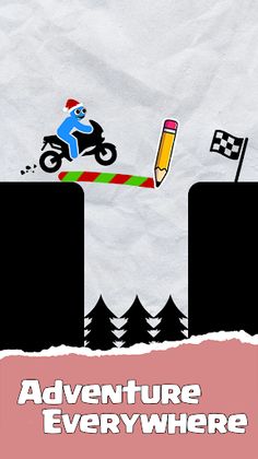 Draw Line: Save the Motorbike - Screenshot 2