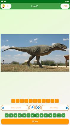 Dinosaur Quiz - Screenshot 1