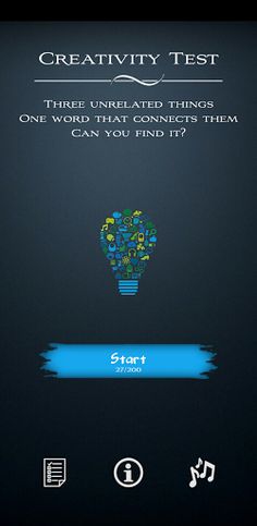 Creativity Test - Screenshot 1