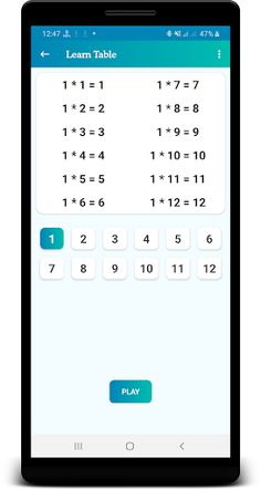 Multiplication Game - Learn mu - Screenshot 2
