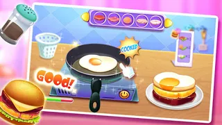 Yummy Hamburger Cooking Game - Screenshot 1