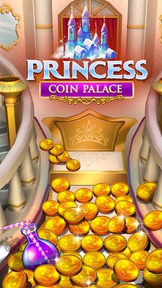 Princess Gold Coin Dozer Party - Screenshot 4