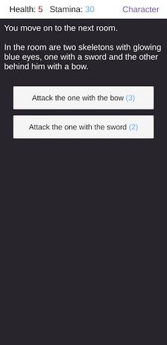 Purple Eyes - Text-based rogue - Screenshot 3