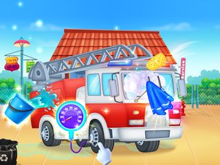 kids truck wash games for boys - Screenshot 1