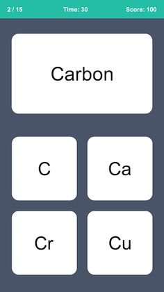 Periodic Table Game - Screenshot 1