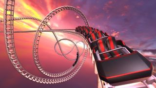 Sky High Roller Coaster VR - Screenshot 1