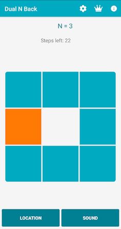 NeuroNexus - Dual N Back - Screenshot 2