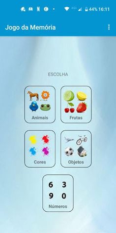 Jogo da Memória - Screenshot 2