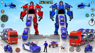 US Police Robot Car Transport - Screenshot 2