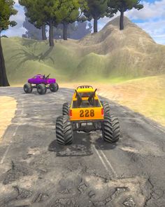 Monster Truck Race 3D - Screenshot 2