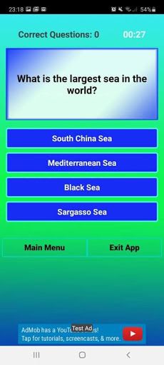 Nomad Trivia Geography Edition - Screenshot 2