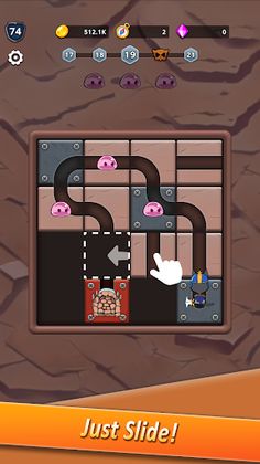 Lonely Walker: Slide Puzzle - Screenshot 2