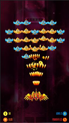 Chicken Shooter Invader Attack - Screenshot 1