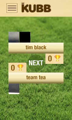 Kubb Game Tracker - Screenshot 1