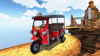 Modern Rickshaw Stunt Game 3D - Screenshot 1