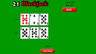 21 Black Jack Game - Screenshot 2