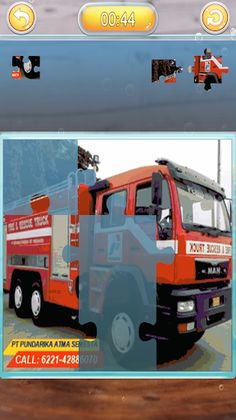 Fire Truck Jigsgaw Puzzle - Screenshot 3