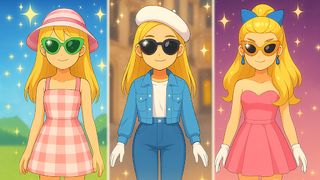Doll makeover dress up game - Screenshot 1