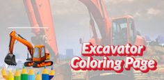 excavator games - coloring - Screenshot 3