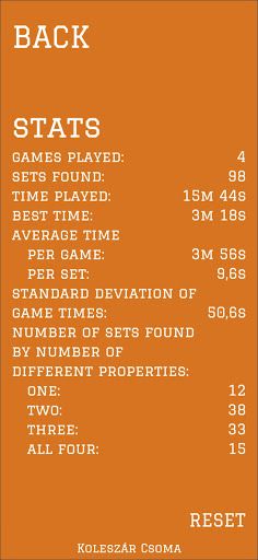 SET card game - Screenshot 3