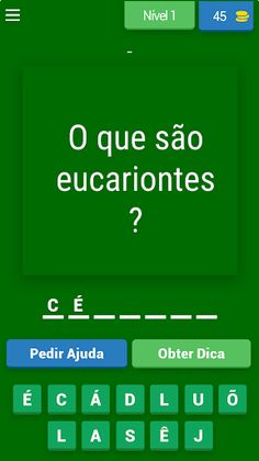 Quiz de Biologia em Português - Screenshot 4