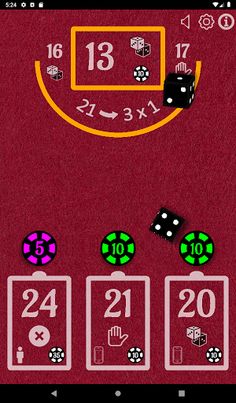 Black Jack with dice - Screenshot 4
