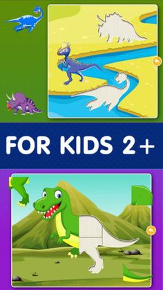 Dinosaur Games: Puzzle for Kids & Toddlers - Screenshot 1