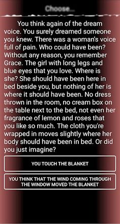 The Dream - Interactive Story - Screenshot 2